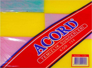 Acord 164 Renkli Temizlik Sıva Sıvacı Süngeri - 12 Adet - Image 1