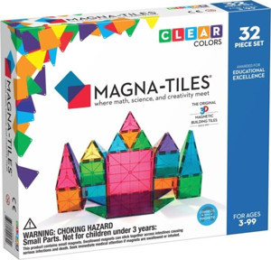 Magna-Tiles Clear Color 32 Parça - Image 1