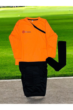 Gök Sports Buffon Junior Goalkeeper Kapıcı Çocuk Kaleci Sünger Destekli Forma Şort Takımı - Image 1