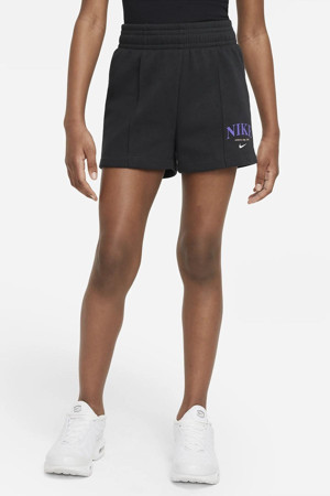 Nike Sportswear Girls Shorts Black Pamuklu Kız Çocuk Şortu Siyah - Image 1