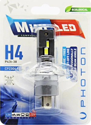 Photon Mini H4 12-24V COMPACT LED (TEKLİ BLİSTER) CP2304 B1 - Image 1