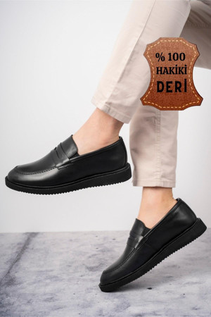 Muggo Jones Garantili Erkek Günlük Klasik Hakiki Deri Casual Rahat Ortopedik Ayakkabı - Image 1