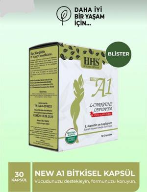 HHS Bitkisel Ürünler HHS NEW A1 30 BLİSTER KAPSÜL - Image 1