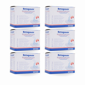 Betasan Betagauze Steril Emici NonWoven Kompres 7,5cmx7,5cm (5x20) - 100'lü Kutu x 6 Kutu (600 Adet) - Image 1
