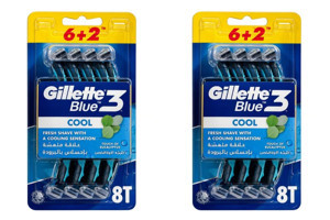 Gillette Blue 3 Tıraş Bıçağı 6 + 2'li Blister Cool -2 Adet - Image 1