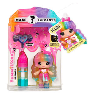 Yummy Yummiland Lip Gloss Doll Mystery Color Change Stephie Snowcone 546078 - Image 1