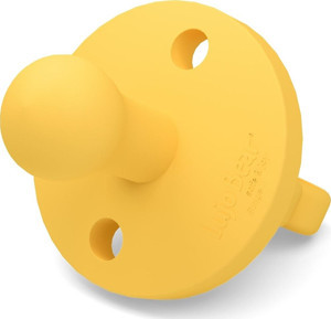 Lujobear Silikon Emzik Ve Diş Kaşıyıcı 0-6 Ay (Stage 1 ) D Yellow - Image 1