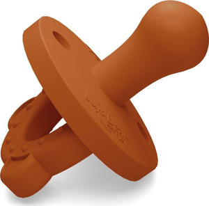 Lujobear Silikon Emzik Ve Diş Kaşıyıcı 0-6 Ay (Stage 1) Brown - Image 1