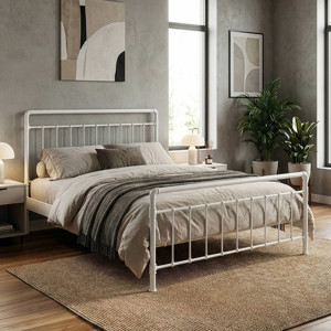 Unimet Odin Çift Kişilik Metal Karyola (Ölçü & Renk Seçenekli) - Image 1