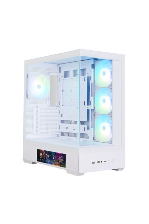 Zalman P40 DS FAN Mid Tower ATX 4x120mm Fans ARGB White
