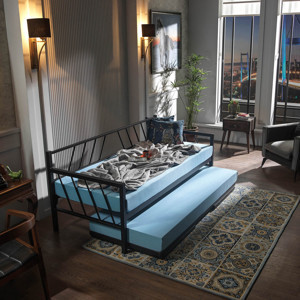 Unimet Glory Yavrulu Daybed Tek-çift Kişilik Sedir Metal Karyola (Ölçü & Renk Seçenekli) - Image 1