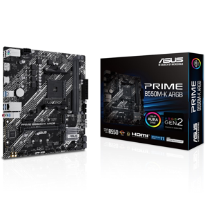 ASUS PRIME B550M-K ARGB, 2xDDR4, 2x M.2,
