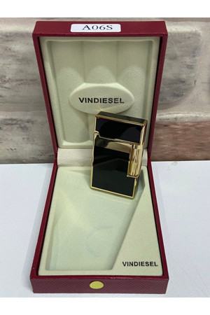 Vindiesel Marka Siyah Sarı Renk Isme Özel Çakmak - Image 1