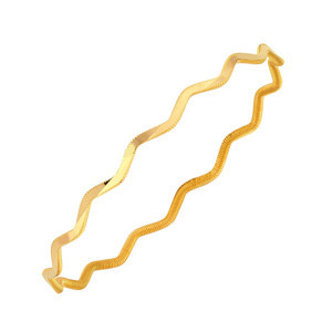 Harem Altın 22 Ayar 13 Gr Zigzag Ajda Bilezik - BZK194