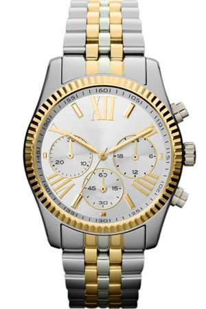 Leerybee Gümüş Gold Renk Vintage Kadın Kol Saati - Image 1