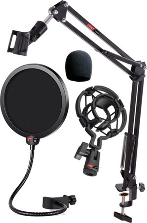 Lastvoice Nb39PSMX Mikrofon Standı Shock Mount Pop Filter Sünger Seti - Image 1
