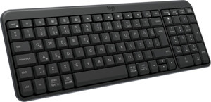 K250 Kablosuz Tam Boyutlu Kompakt Türkçe Bluetooth Klavye - Siyah - Image 1