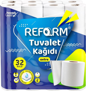AMBALAJ MARKETİM - Reform Ev Tipi Tuvalet Kâğıdı – 32’li Paket – 2 Katlı - Image 1