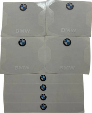 Rukye Shop Bmw Marka Logolu Oto Kapı Kolu Çizik Önleyici Yapışkan 8'Li Set - Image 1