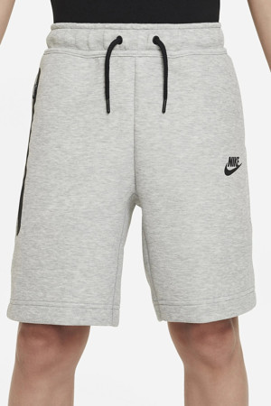 Nike Sportswear Tech Fleece Unisex Kid's Short Çocuk Fermuar Cepli Şort Gri - Image 1