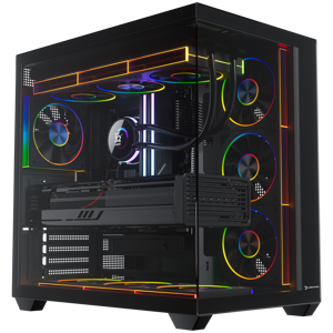 GamePower WARCRY RAVORA FAN GENEL OZELLIKLER mATX 7x Fans 650W PSU 80+ Bronze