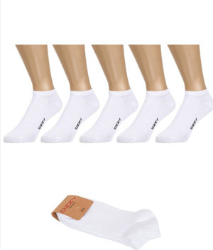 Ozzy Socks 5 Çift Dikişsiz Pamuklu Çok Renkli Patik Çorap Yazlık Dayanıklı Topuk Ve Burun - Image 1