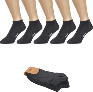 Ozzy Socks 5 Çift Dikişsiz Pamuklu Çok Renkli Patik Çorap Yazlık Dayanıklı Topuk Ve Burun - Image 1