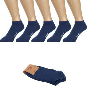 Ozzy Socks 5 Çift Dikişsiz Pamuklu Çok Renkli Patik Çorap Yazlık Dayanıklı Topuk Ve Burun - Image 1
