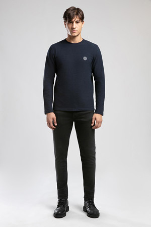 Lee Cooper Jack Normal Bel Dar Kesim Dar Paça Siyah Erkek Jean Pantolon - Image 1