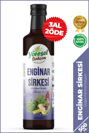 Yöresel Bahçem Enginar Sirkesi Doğal Fermantasyon 500 Ml - Image 1