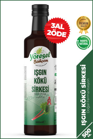 Yöresel Bahçem Işkın Kökü Sirkesi Doğal Fermantasyon (500Ml) - Image 1