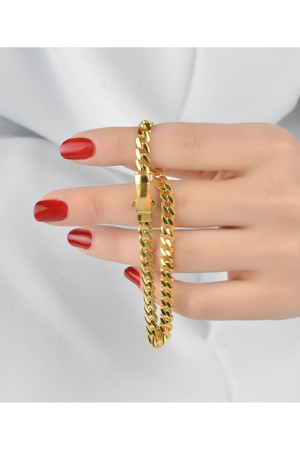 Kuyumcu Nurettin 10 gr (GRAM) Italyan Süzme Gurmet Kunyee 22 Ayar Altın