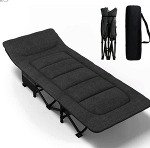 Efsane Kamp Konfor Ultralight Kampet Portatif Kamp Yatağı Siyah - 190 x 68 x 35 cm - Image 1