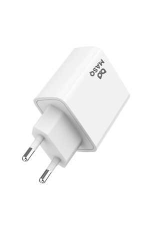 Masq 20w Hızlı Şarj Adaptörü, Iphone Uyumlu Çift Girişli (1 USB A 1 TYPE C) - Image 1