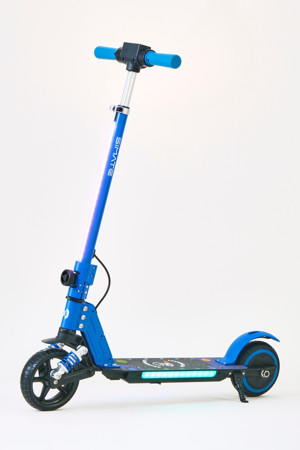 SIMATE Elektrikli Çocuk Scooter 130W | 3 Kademe Hız | Ayarlanabilir Gidon | Uzun Menzil |Koruma Seti Hediye - Image 1