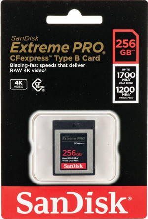 Sandisk 256GB Extreme PRO CFexpress 1700MB/s Type-B Hafıza Kartı - Image 1