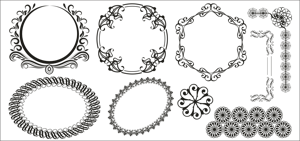 Hobi Mührü, Vintage Çerçeveler 001 Temalı - Image 1