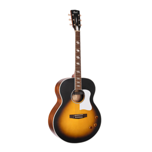 Cort CJ RETRO VSM Elektro Akustik Gitar Vintage Sunburst Mat (Orta Seviye - Retro) | Gigbag Çantalı, Dahili Preamp ve EQ - Image 1
