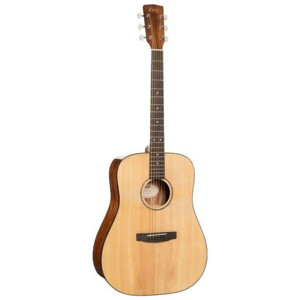 Cort Endonezya Cort EARTH60NAT Masif Ladin Kapaklı Akustik Gitar (Başlangıç/Orta Seviye) | Dreadnought Kasa Formu, Natürel Parlak Bitiş - Image 1