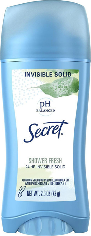 Secret pH Balanced Shower Fresh Antiperspirant Stick Deodorant 73GR - Image 1