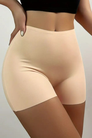 Mistirik Carigna Model Mini Boy İz Yapmayan Lazer Kesim Boxer Toparlayıcı Büyük Beden Şort Ten Renk - Image 1