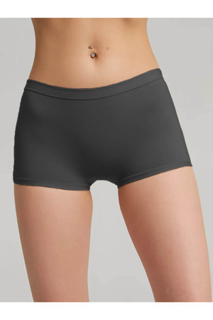 Mistirik Moncorno Model Cool & Comfort Toparlayıcı İz Yapmayan Seamless Örme Boxer Koyu Gri Renk - Image 1