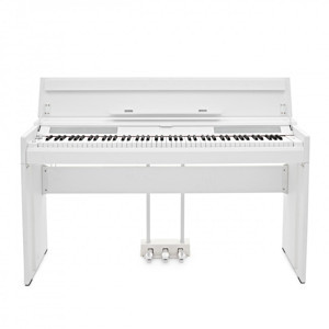 Artesia A-24-WH Dijital Piyano - Mat Beyaz (Başlangıç/Orta - Mobilya Tipi Piyano) | Şık Mat Beyaz Finish, Bluetooth ve U - Image 1