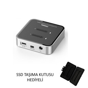 Codegen Çift M.2 NVME SSD Disk Yuvalı USB 3.1 Type-C Dock İstasyonu CDG-DOC-212 - Image 1