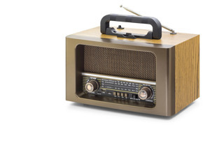 Skygo Bluetooth Nostaljik Hoparlör Fm Kumandalı 31 X 17.7 X 19.9 Cm NS6670BT - Image 1