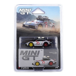 Mini GT Porsche 911 Dakar Uncle Rally #19 1:64 Diecast Model Araba Blister MGT01068-BL - Image 1