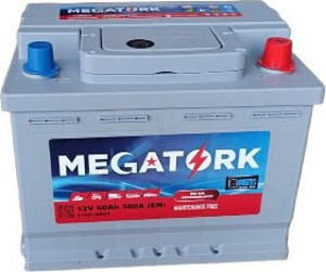 Megatork 12V 60Ah 500A Standart Akü (Üretim Tarihi:2026) - Image 1