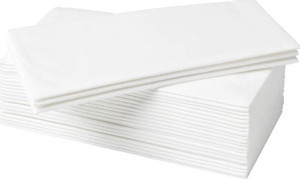 IKEA Mottaga 25 Adet Peçete 38x38 cm - Beyaz - Image 1