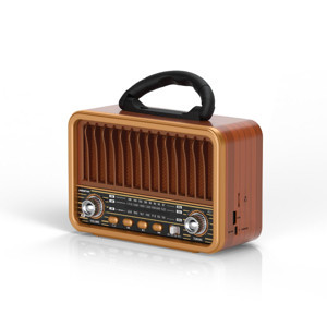 Polosmart Fs111 Kablosuz Nostaljik Radyo Bt 5.3 Type-C Destekli Fm Am Sw Hafızalı Şarjlı Kahverengi - Image 1