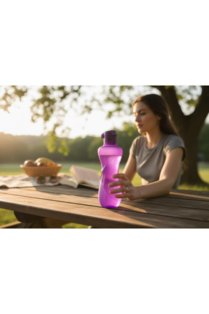 Titiz Waterfresh 750 ml Spor Matara - BPA İçermez, Taşınabilir Su Şişesi - Mor - Image 1